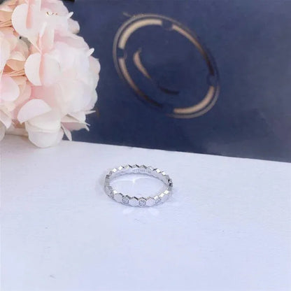 Pomuse BEE LOVE RING SILVER DIAMOND