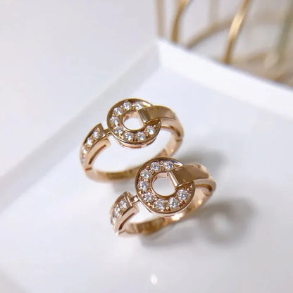 Pomuse DREAM RING DIAMOND PINK GOLD