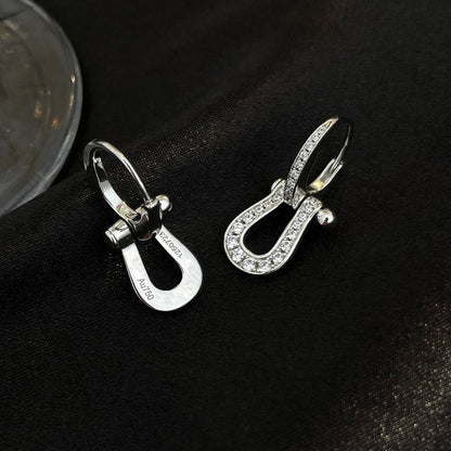 Pomuse FORCE 10 FULL DIAMOND DROP EARRINGS MEDIUM MODEL