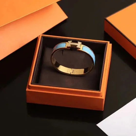 Pomuse H CLOUD BLUE BRACELET GOLD DIAMOND