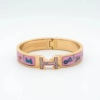 Pomuse H PINK GOLD BRACELET PINK CERAMIC