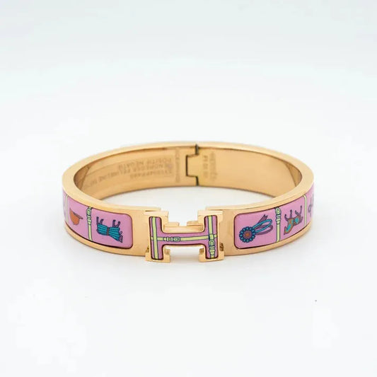 Pomuse H PINK GOLD BRACELET PINK CERAMIC