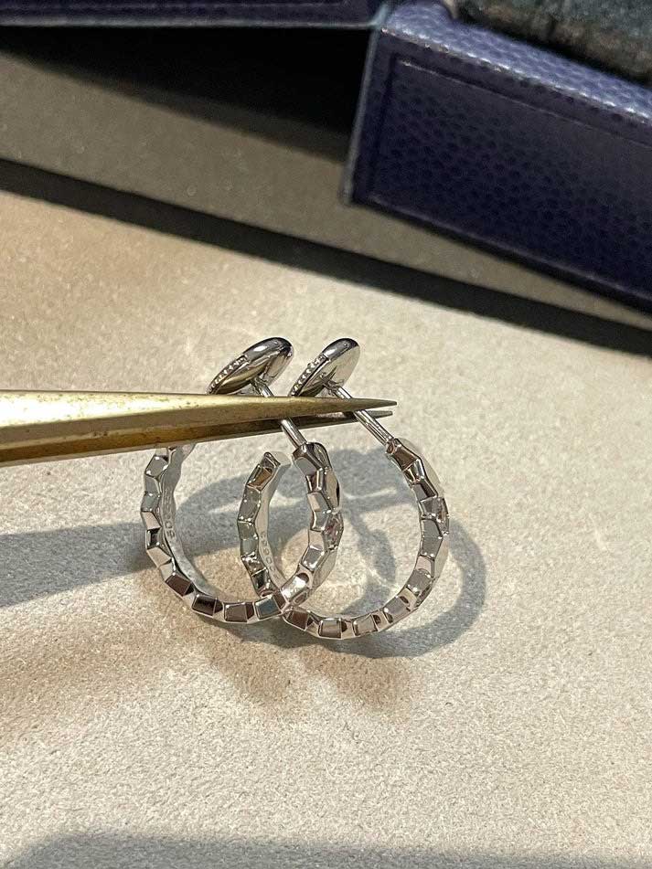 Pomuse Hollow Design Four-Leaf Clover Flower Shape Ring