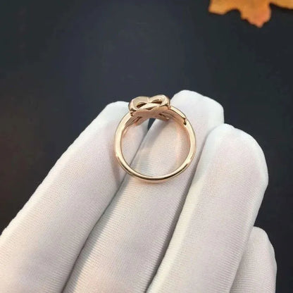 Pomuse JEUX DE PINK GOLD DIAMOND RING