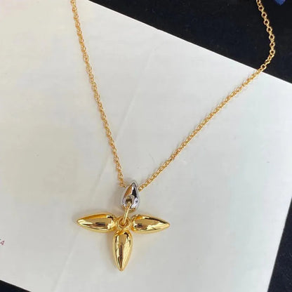 Pomuse LOUISETTE PEDANT GOLD NECKLACE