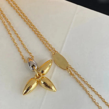 Pomuse LOUISETTE PEDANT GOLD NECKLACE