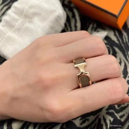 Pomuse OLYMPE PINK GOLD RING