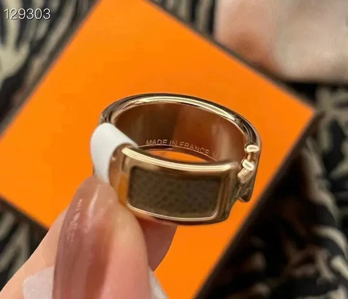 Pomuse OLYMPE PINK GOLD RING
