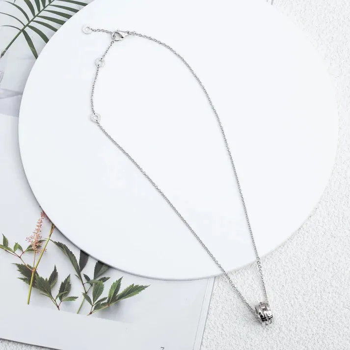 Pomuse PARENTESI NECKLACE SILVER