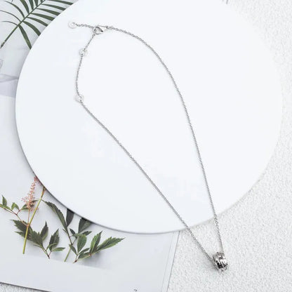 Pomuse PARENTESI NECKLACE SILVER