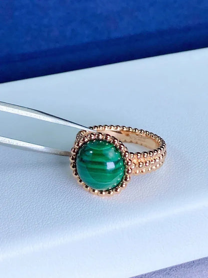 Pomuse PERLEE COULEURS ROSE GOLD RING
