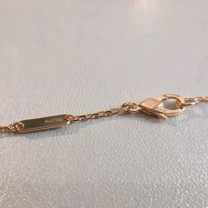Pomuse PERLEE PEDANT NECKLACE GOLD / ROSE GOLD