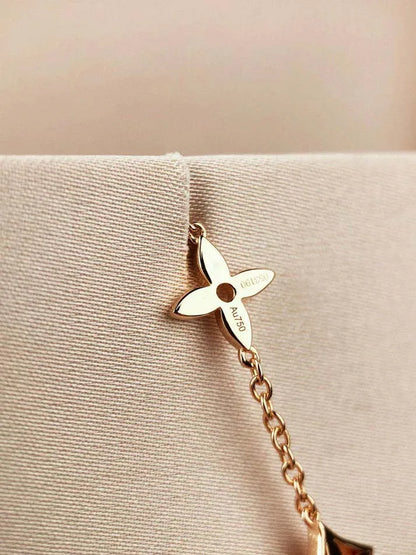 Pomuse STAR AND SUN 7 MOTIFS GOLD BRACELET