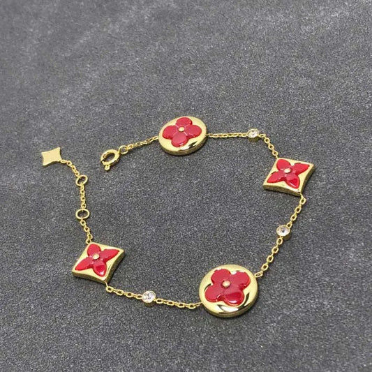 Pomuse STAR AND SUN CARNELIAN 4 MOTIFS 3 DIAMONDS