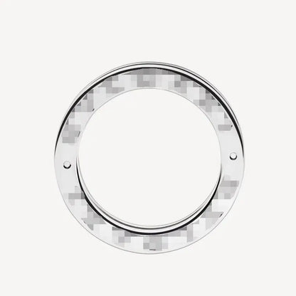 Pomuse ZERO 1 ONE-BAND PAVED DIAMONDS ON THE SPIRAL RING
