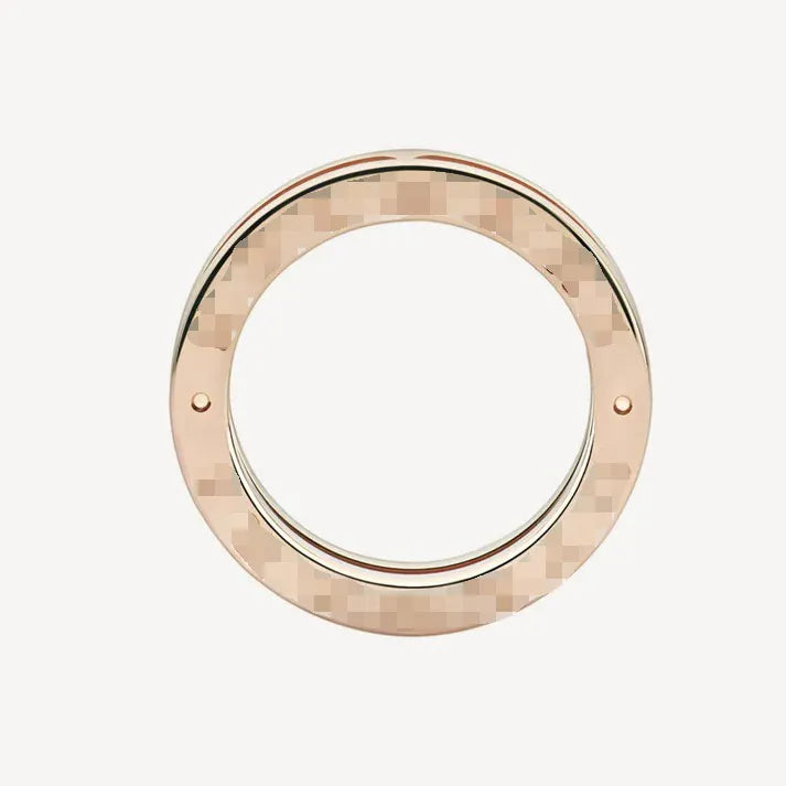Pomuse ZERO 1 ONE-BAND PAVED DIAMONDS ON THE SPIRAL RING