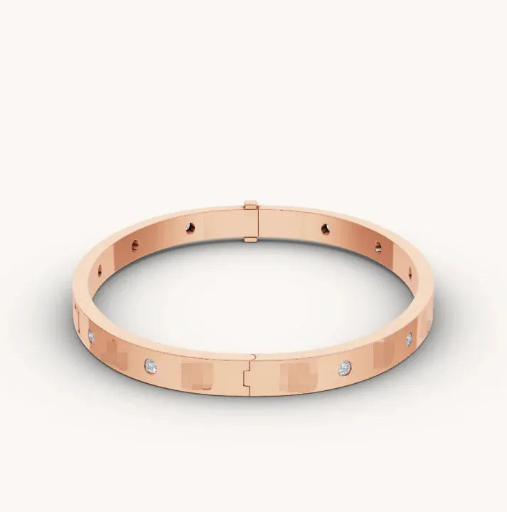 Pomuse ZERO 1 PINK GOLD 12 DIAMONDS BRACELET