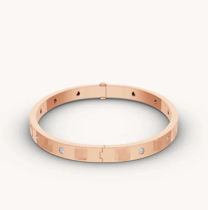 Pomuse ZERO 1 PINK GOLD 12 DIAMONDS BRACELET