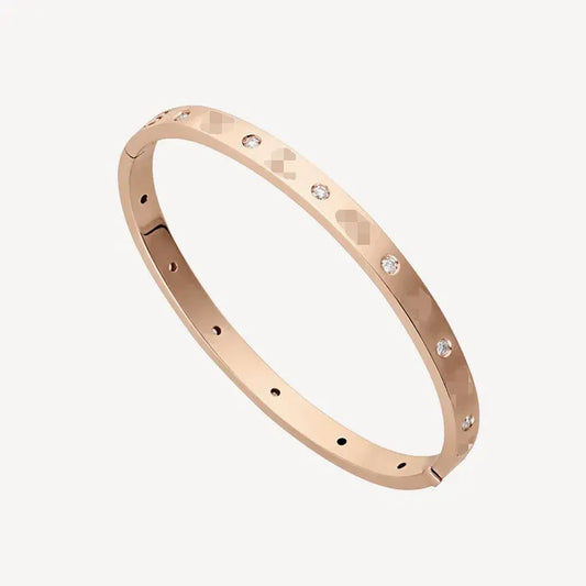 Pomuse ZERO 1 PINK GOLD 12 DIAMONDS BRACELET