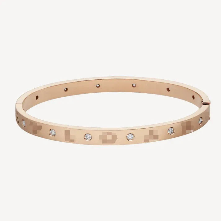 Pomuse ZERO 1 PINK GOLD 12 DIAMONDS BRACELET