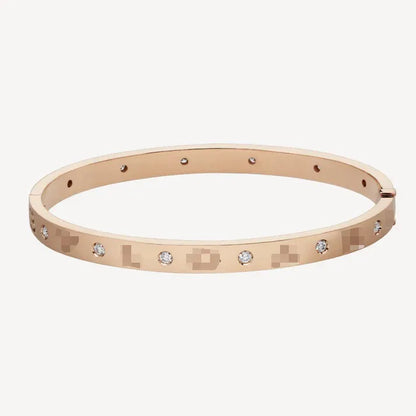 Pomuse ZERO 1 PINK GOLD 12 DIAMONDS BRACELET