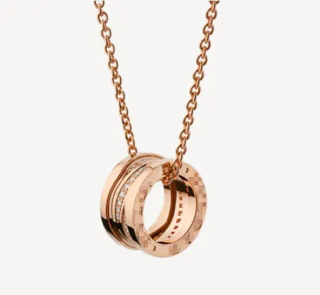Pomuse ZERO 1 PINK GOLD DIAMOND NECKLACE