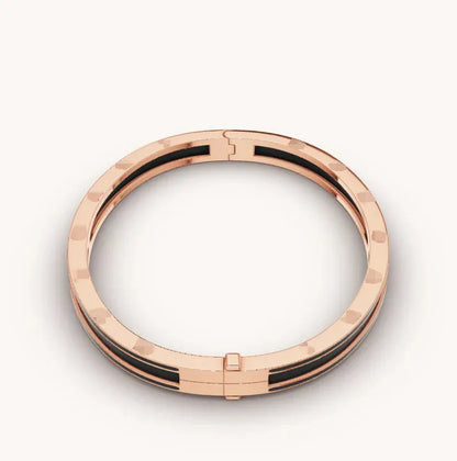 Pomuse ZERO 1 PINK GOLD WITH MATTE BLACK CERAMIC BRACELET