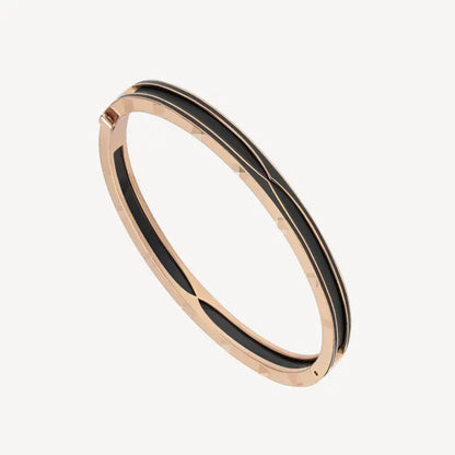 Pomuse ZERO 1 PINK GOLD WITH MATTE BLACK CERAMIC BRACELET