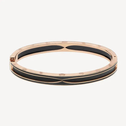 Pomuse ZERO 1 PINK GOLD WITH MATTE BLACK CERAMIC BRACELET