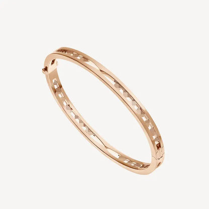 Pomuse ZERO 1 SPIRAL LOGO ROSA GOLD ARMBAND