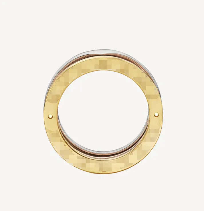 Pomuse ZERO 1 THREE-BAND ROSE WHITE AND YELLOW RING