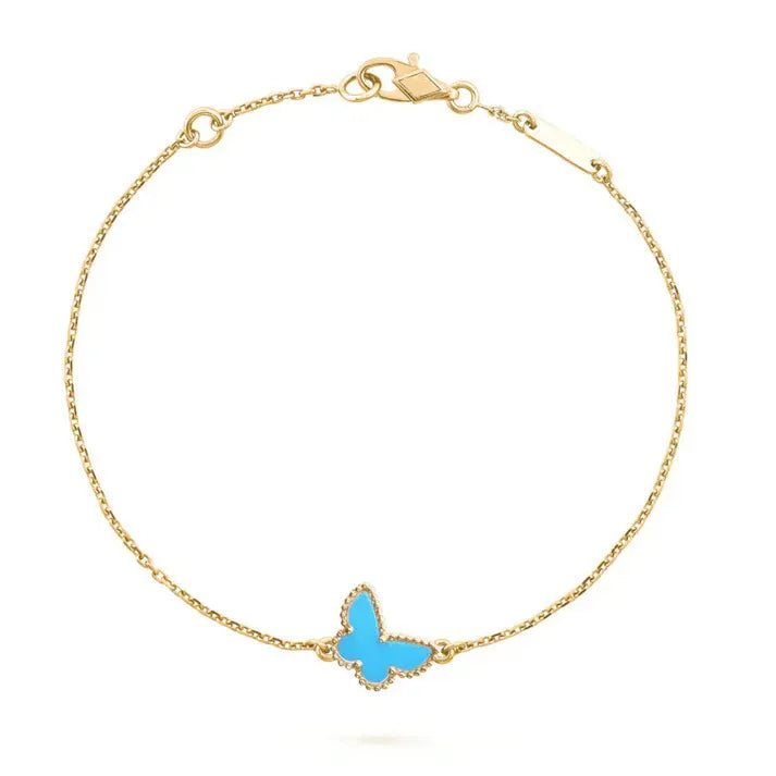 Pomuse BUTTERFLY TURQUOISE BUTTERFLY BRACELET