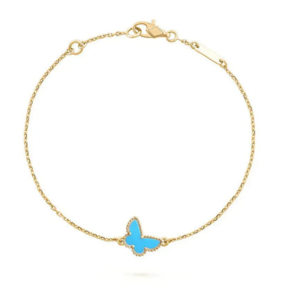 Pomuse BUTTERFLY TURQUOISE BUTTERFLY BRACELET