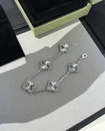 Pomuse CLOVER SILVER 5 MOTIFS BRACELET