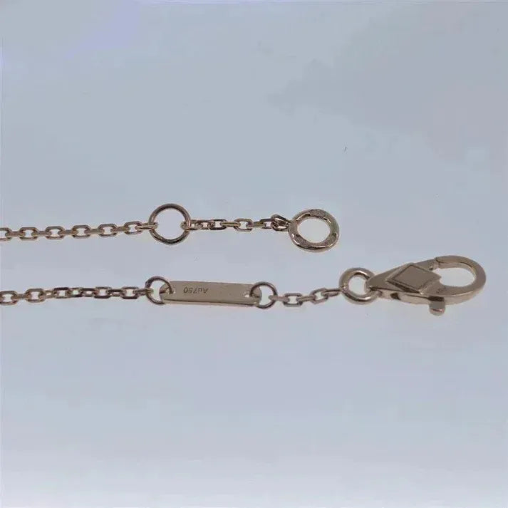 Pomuse CLOVER WHITE MOP SINGLE FLOWER BRACELET