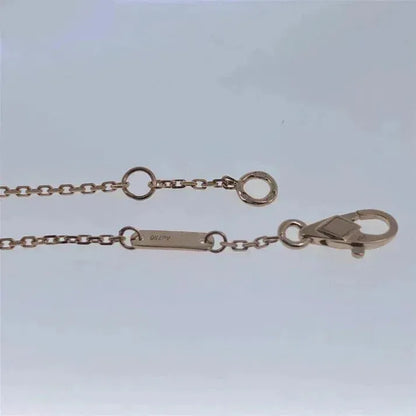 Pomuse CLOVER WHITE MOP SINGLE FLOWER BRACELET