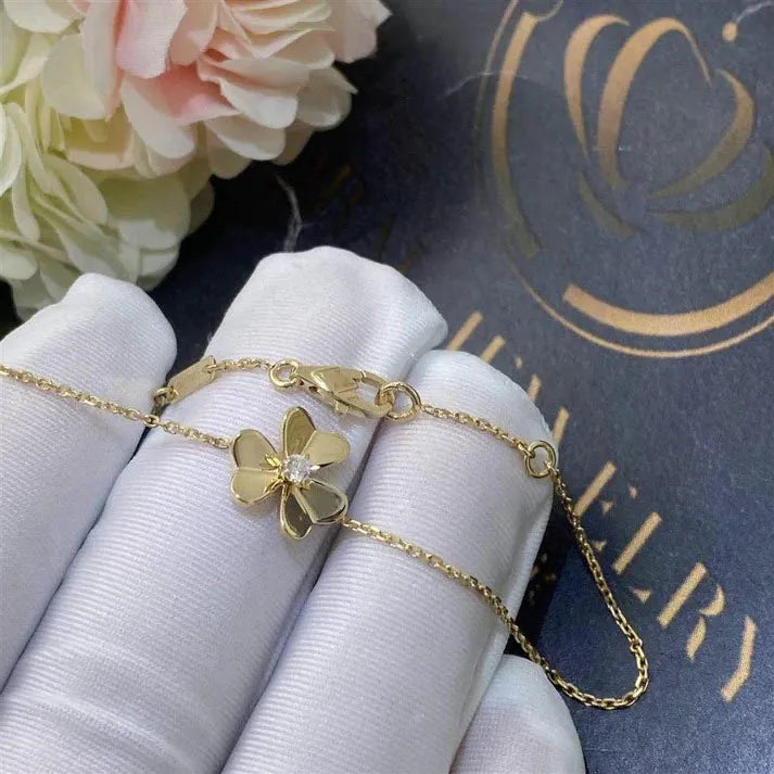 Pomuse FRIVOLE GOLD FLOWER BRACELET