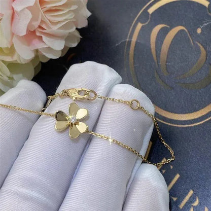 Pomuse FRIVOLE GOLD FLOWER BRACELET
