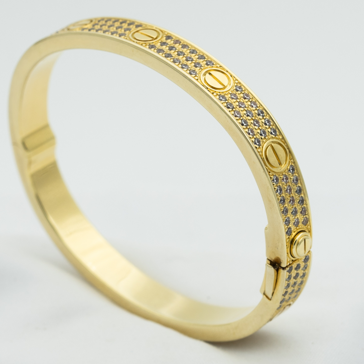 Pomuse LOVE BRACELET 6.1MM DIAMOND-PAVED