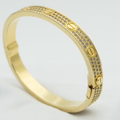Pomuse LOVE BRACELET 6.1MM DIAMOND-PAVED