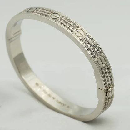 Pomuse LOVE BRACELET 6.1MM DIAMOND-PAVED