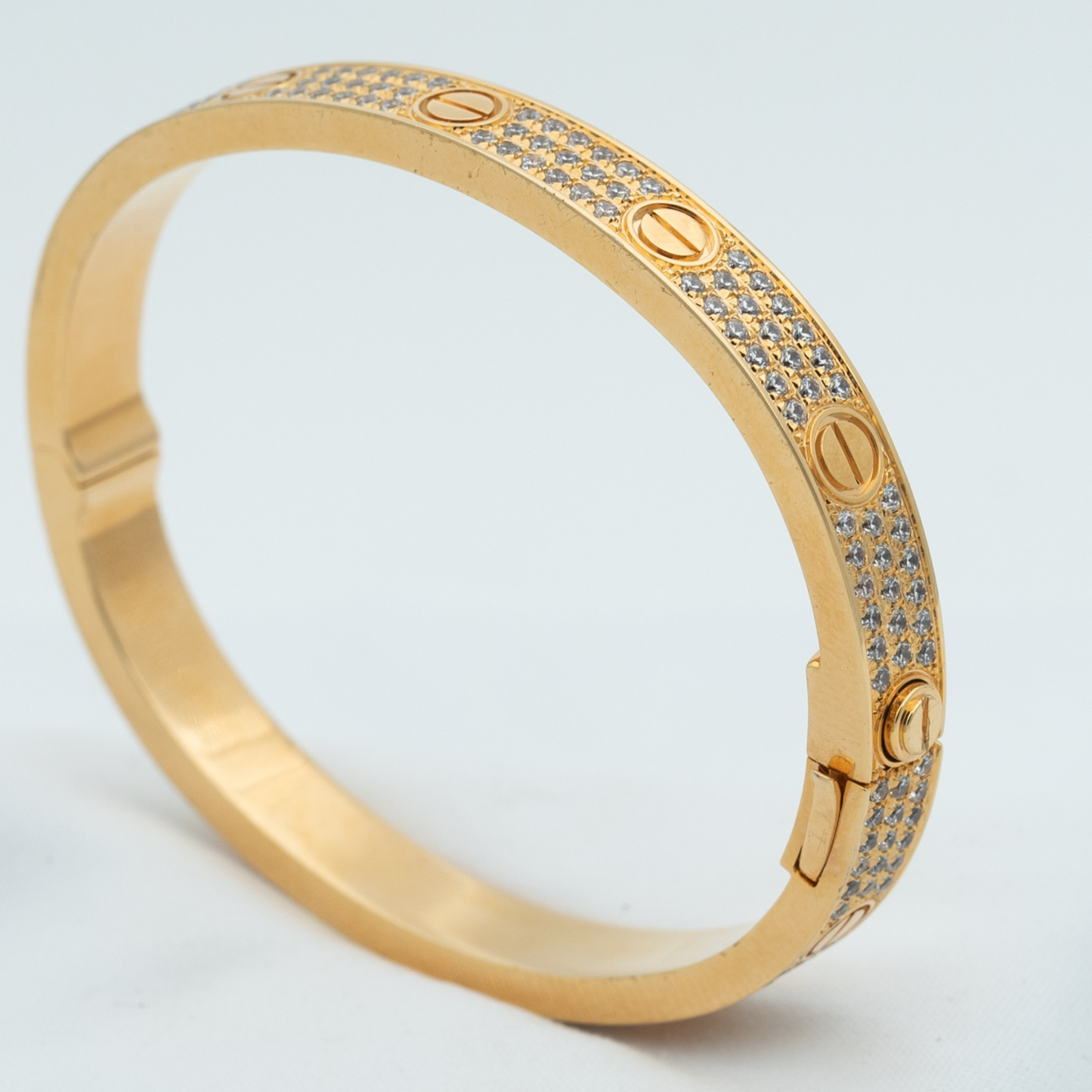 Pomuse LOVE BRACELET 6.1MM DIAMOND-PAVED