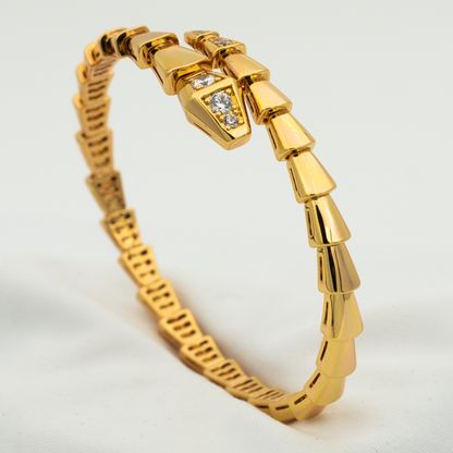 Pomuse SERPENTI BRACELET DIAMONDS PINK GOLD