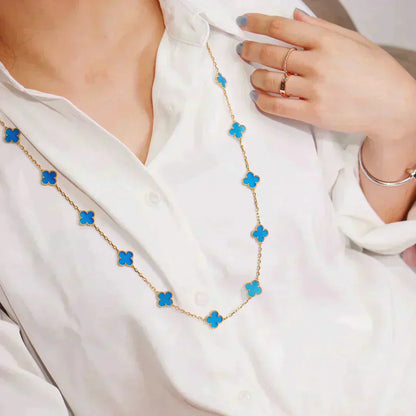 Pomuse CLOVER 20 MOTIFS TURQUOISE GOLD