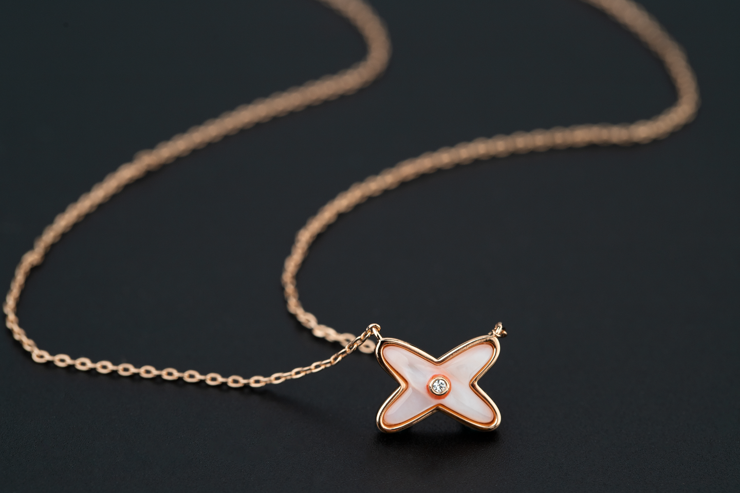 Pomuse JEUX DE NECKLACE 1 DIAMOND