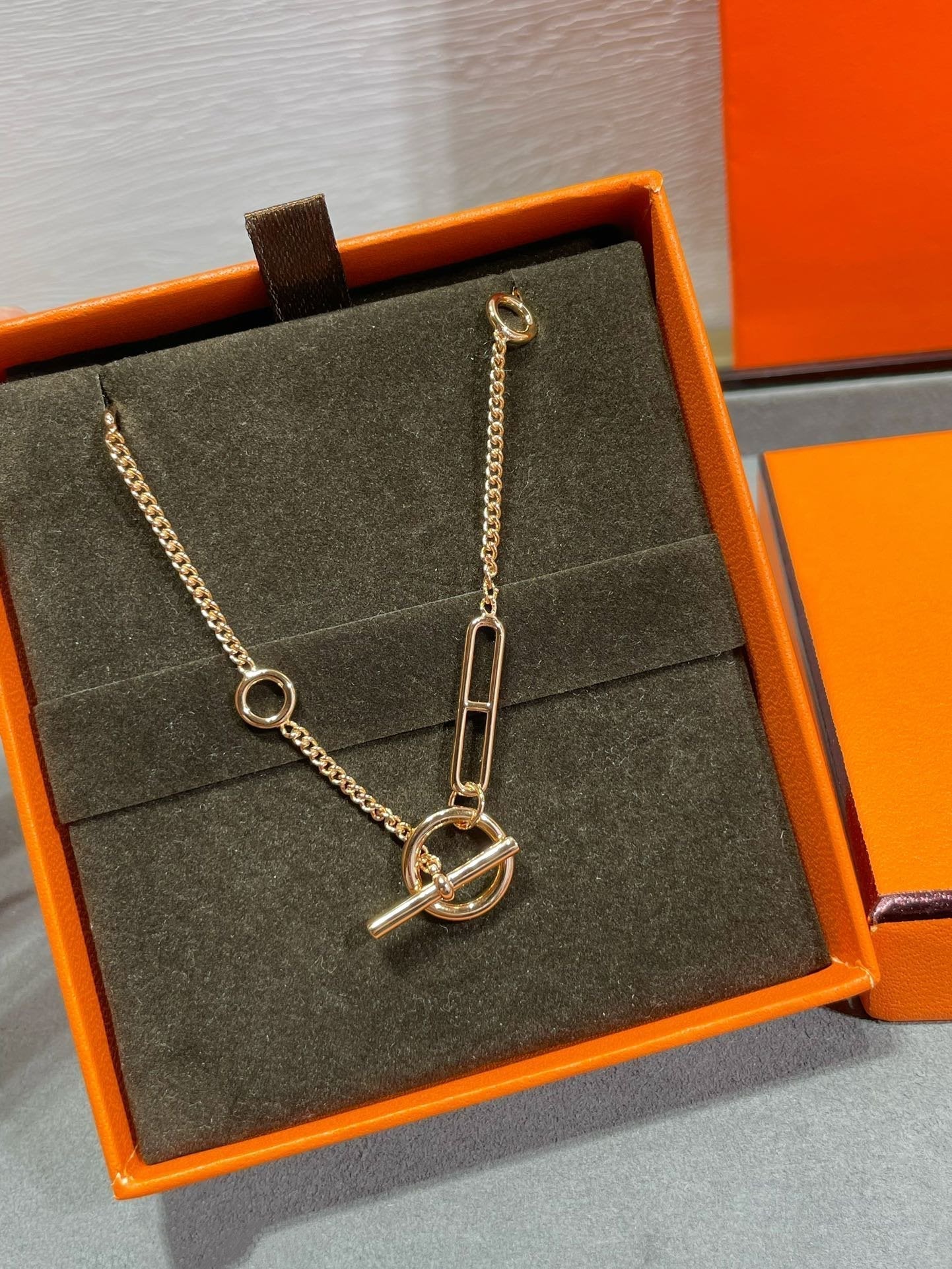 Pomuse HM STERLING CHAINE D'ANCRE HEART