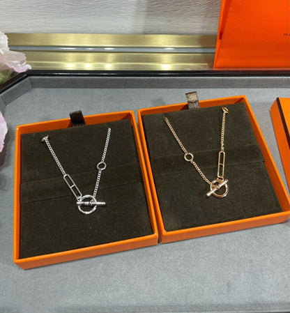 Pomuse HM STERLING CHAINE D'ANCRE HEART
