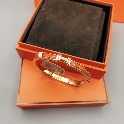 Pomuse CLASSIC HM CLIC RED 8MM ENAMEL BRACELET