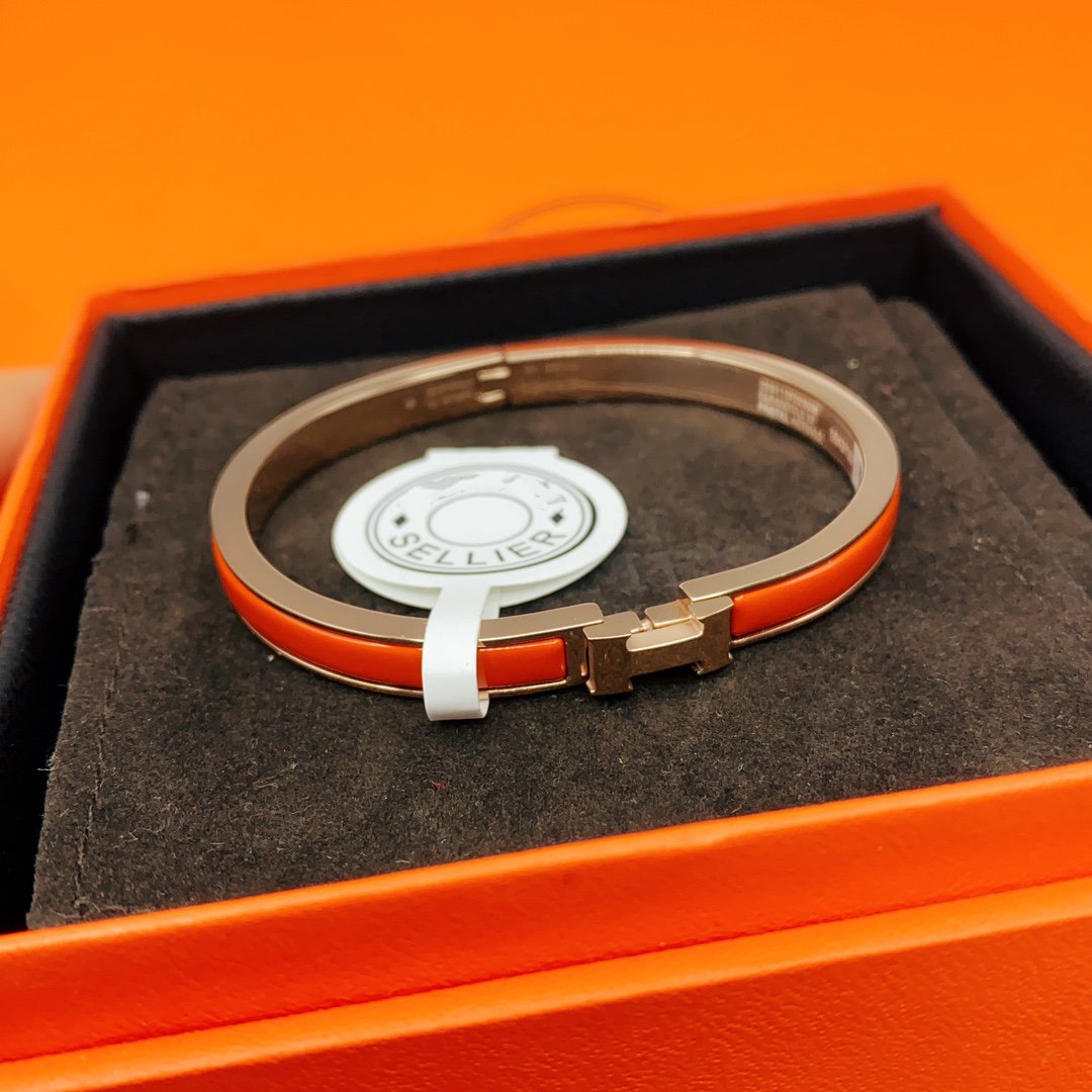 Pomuse CLASSIC HM CLIC RED 8MM ENAMEL BRACELET