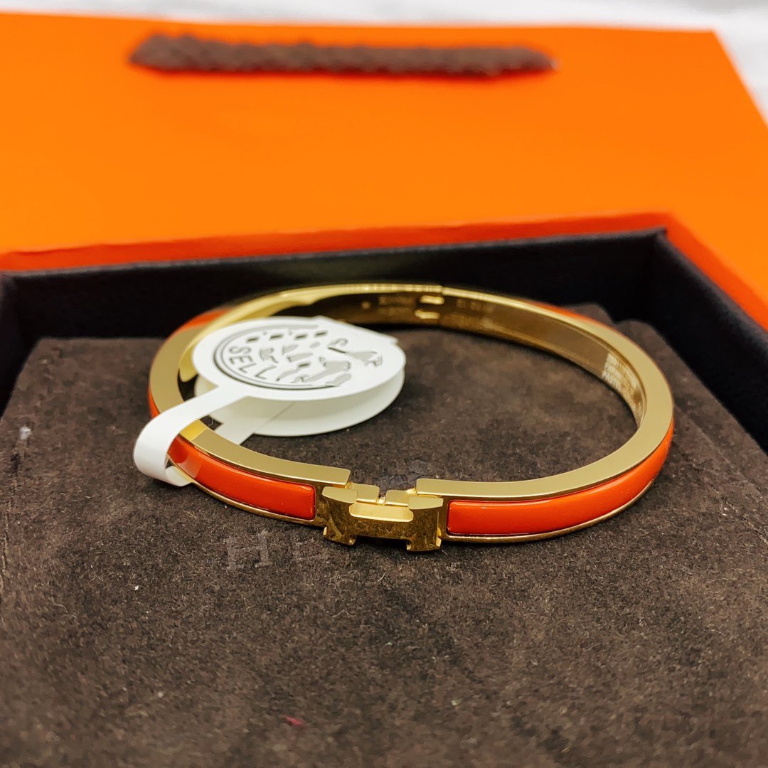 Pomuse CLASSIC HM CLIC RED 8MM ENAMEL BRACELET
